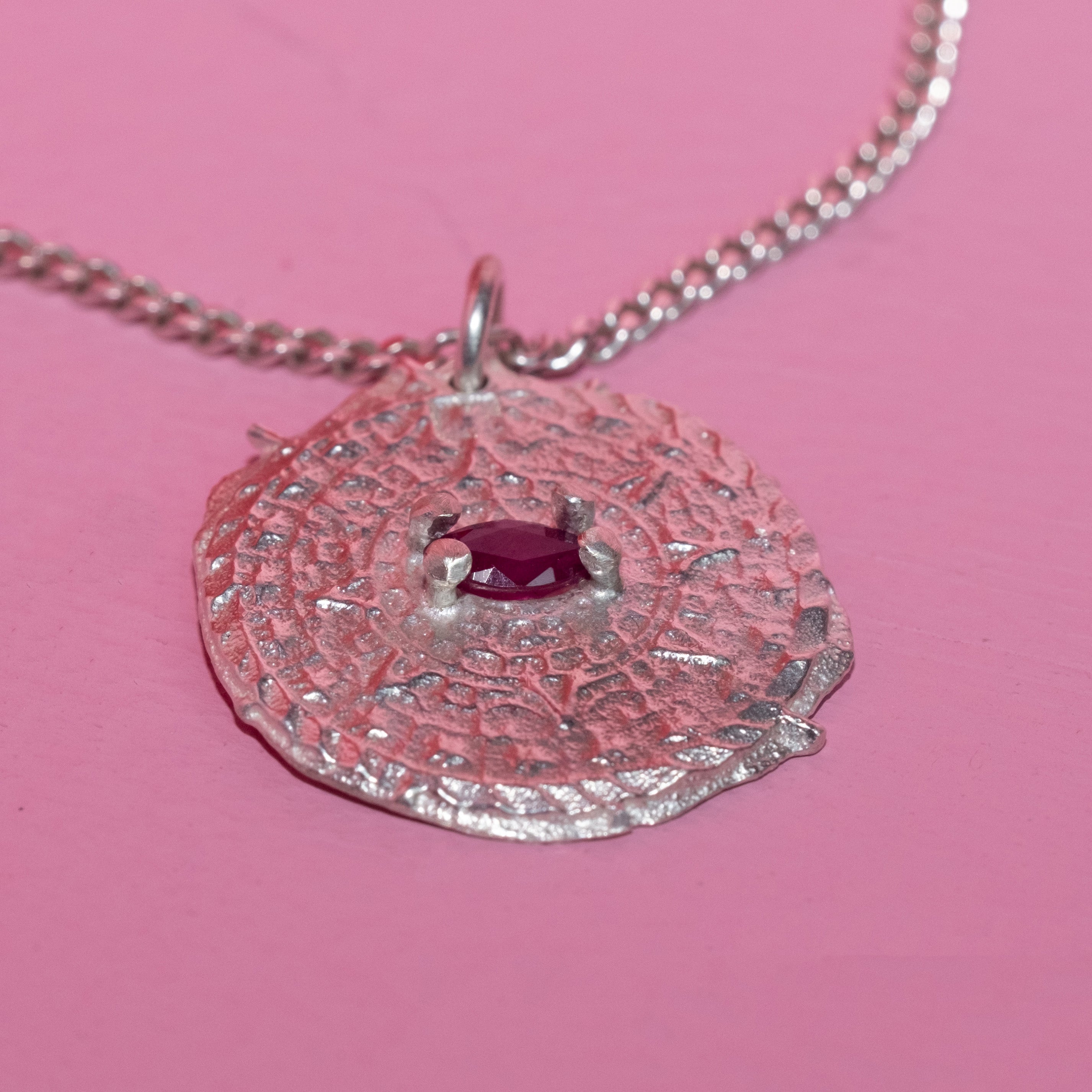 Mayan Sun Charm Necklace