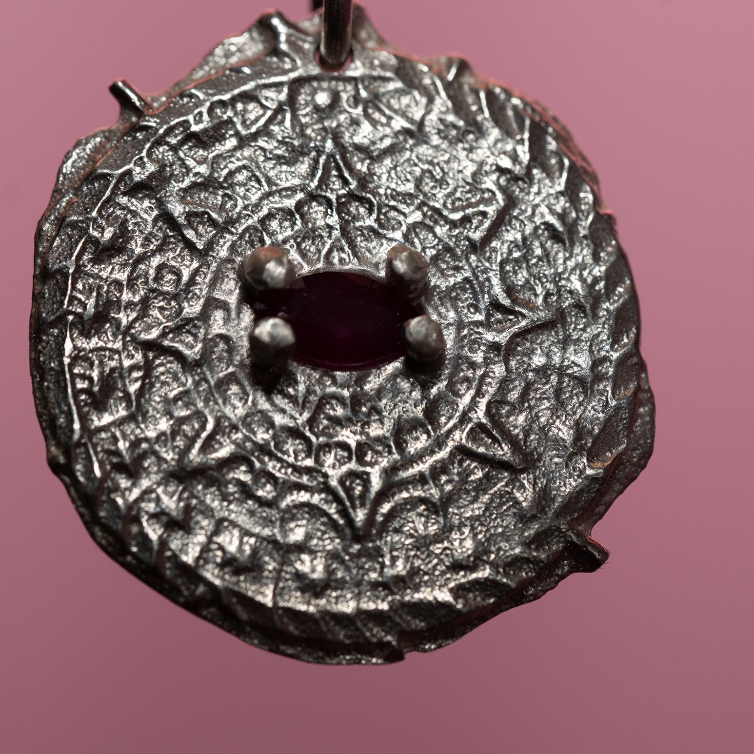 Mayan Sun Charm Necklace