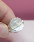 The Fault Line Round Signet Ring - Made to Order