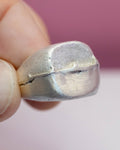The Fault Line Square Signet Ring - Made to Order