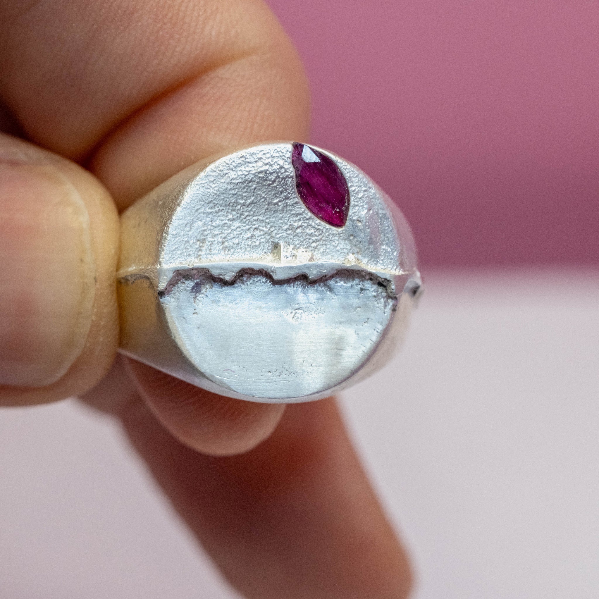 The Tectonic Ruby Ring
