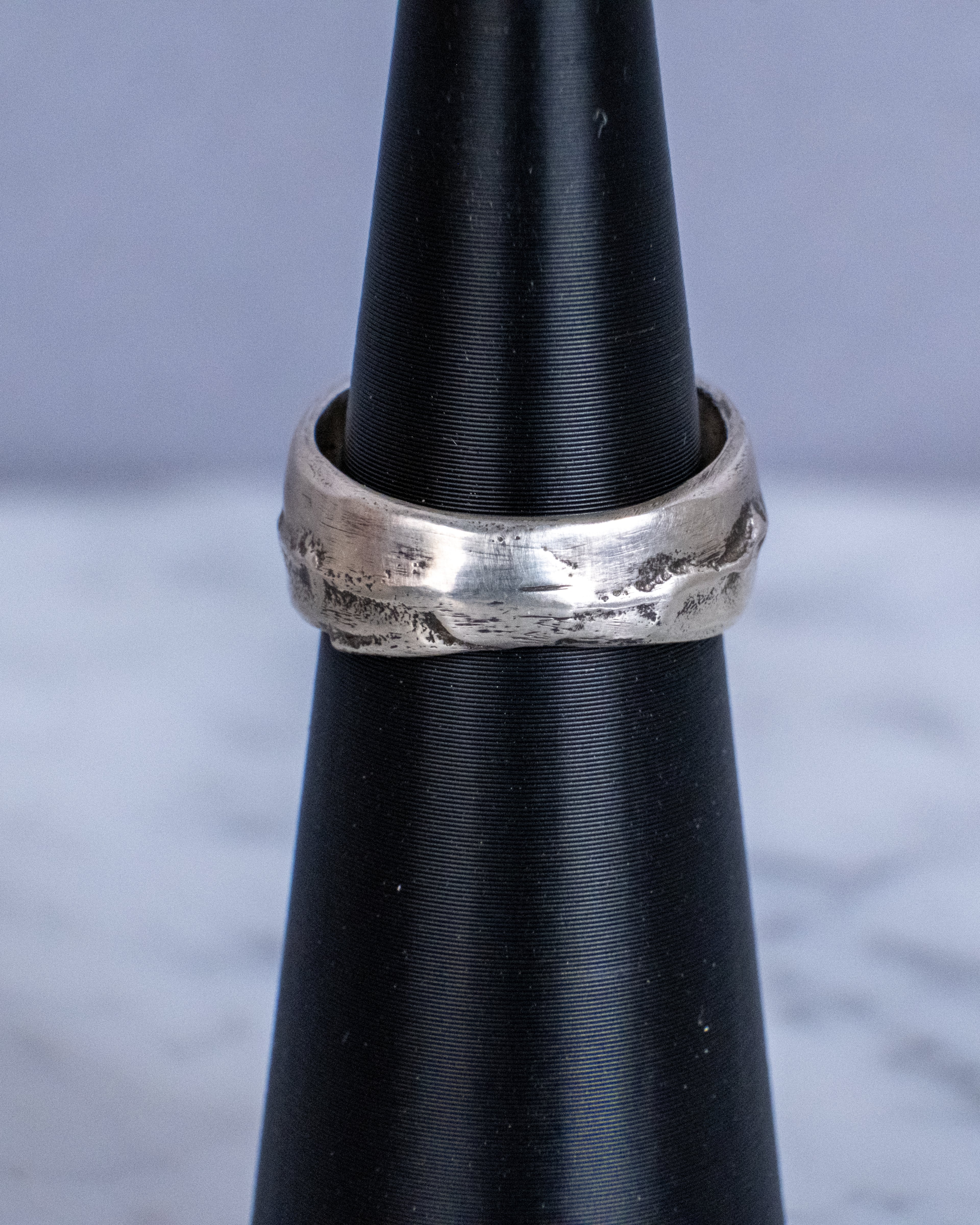 The Fault Line Mini Square Signet