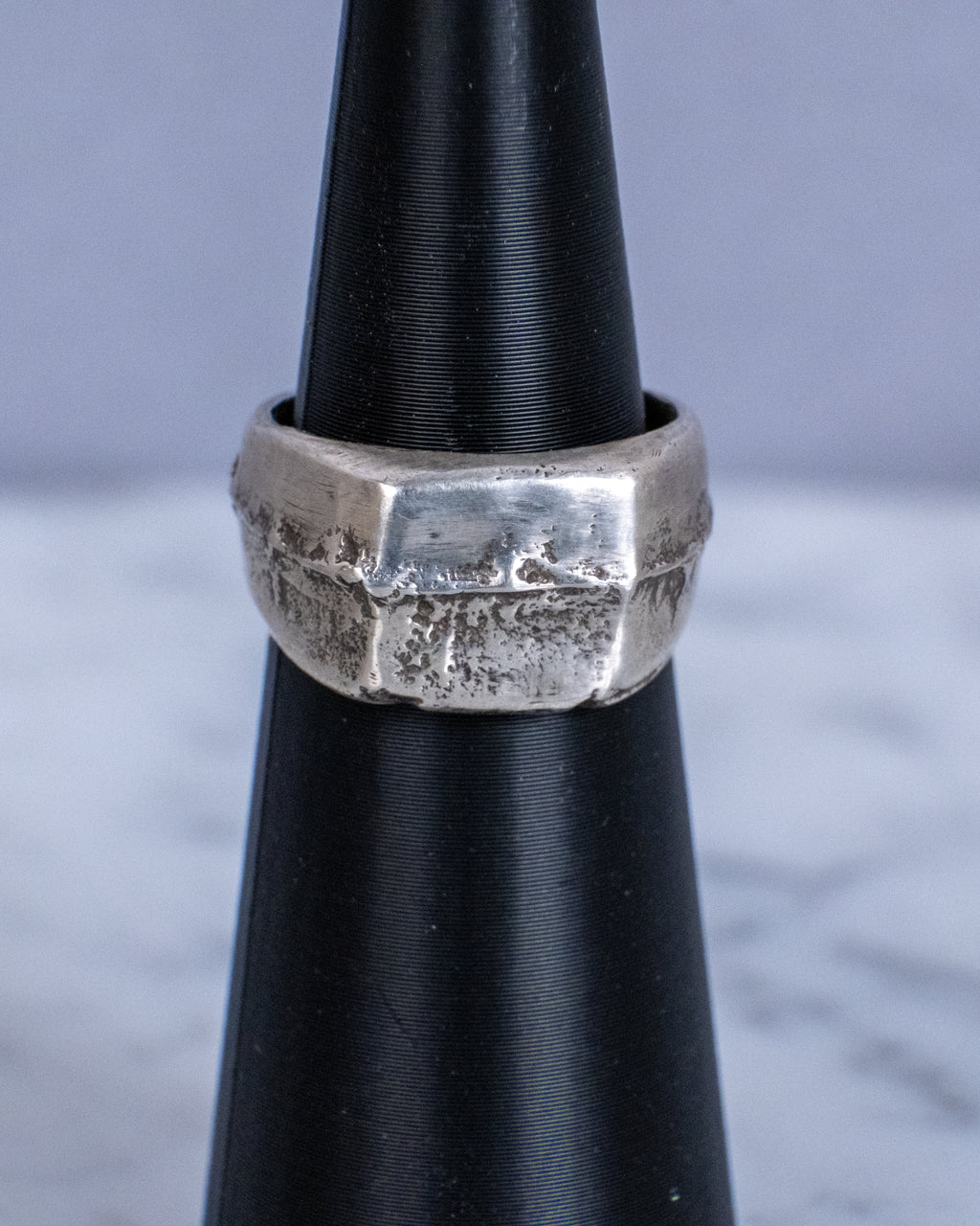 The Fault Line Mini Square Signet