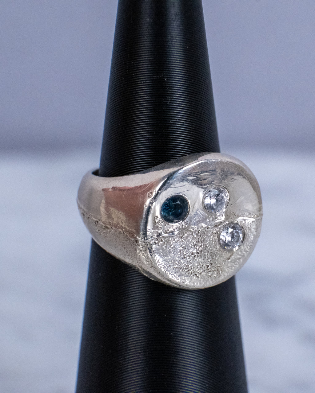 The Midnight Cluster Signet Ring