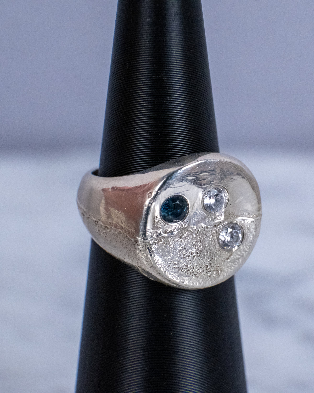 The Midnight Cluster Signet Ring