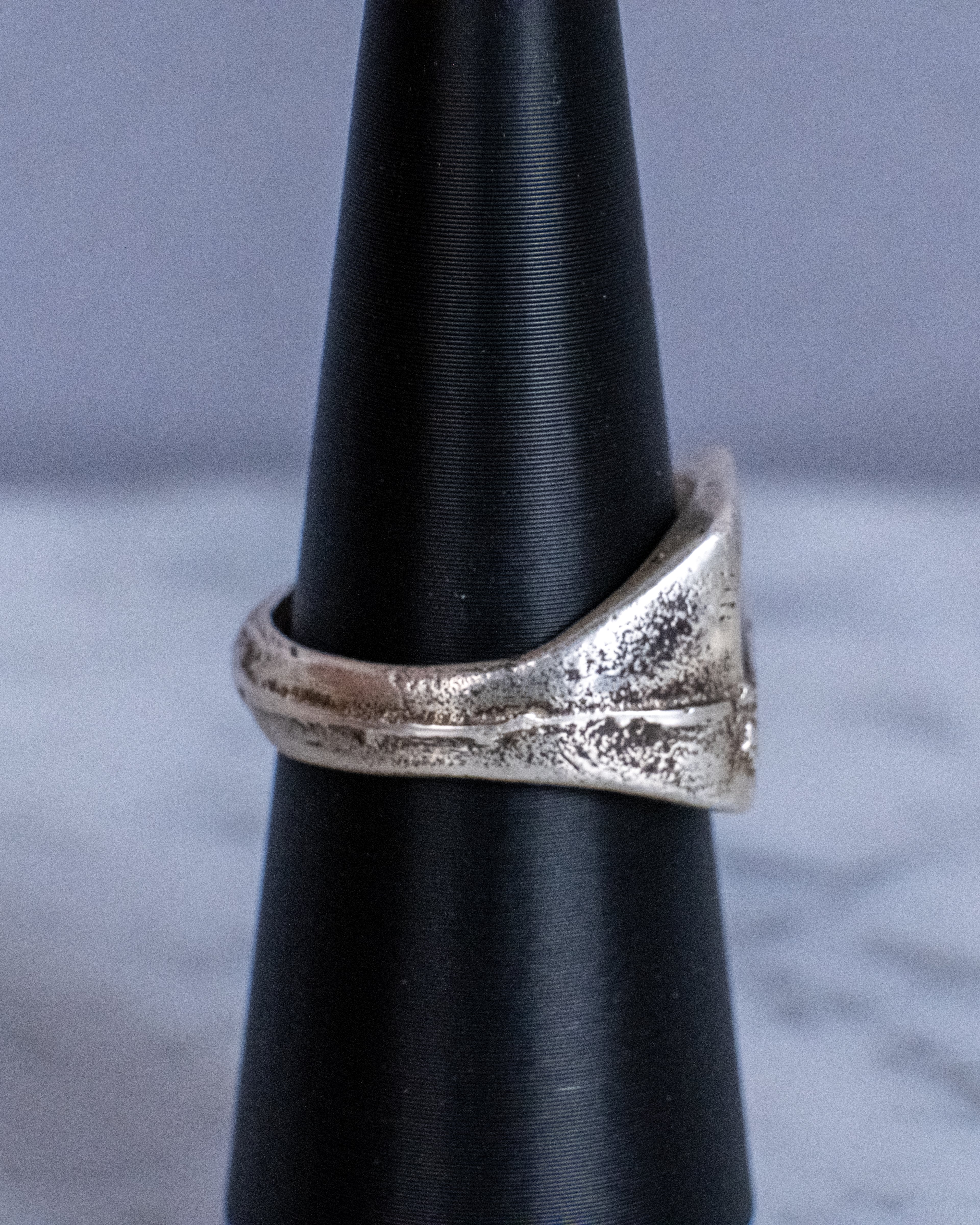 The Tectonic Square Signet Ring