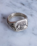 The Tectonic Square Signet Ring